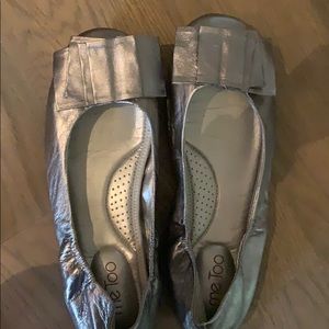 Me Too Lilyana Silver Flats